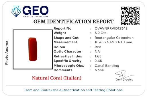 Natural Coral (Italian) - 5.2 Carat