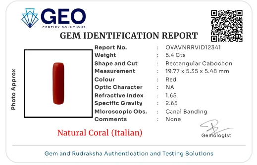 Natural Coral (Italian) - 5.4 Carat