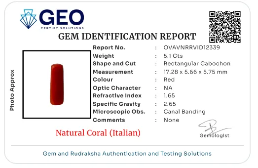 Natural Coral (Italian) - 5.1 Carat