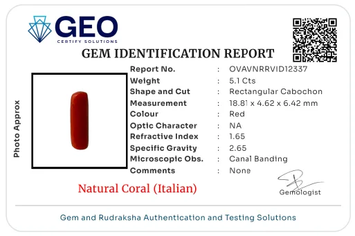 Natural Coral (Italian) - 5.1 Carat