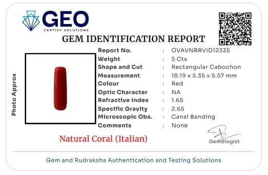 Natural Coral (Italian) - 5 Carat