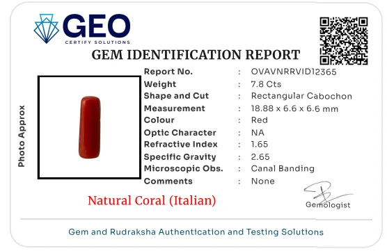 Natural Coral (Italian) - 7.8 Carat