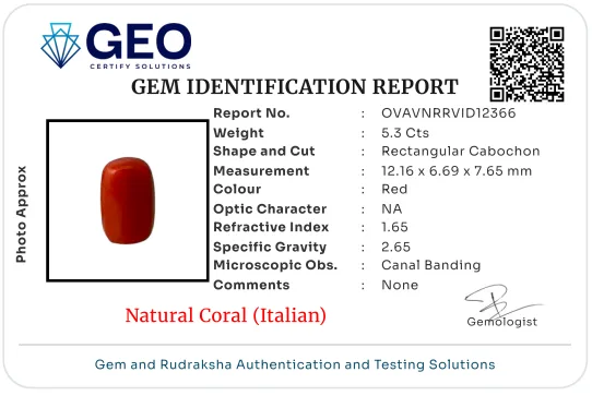 Natural Coral (Italian) - 5.3 Carat