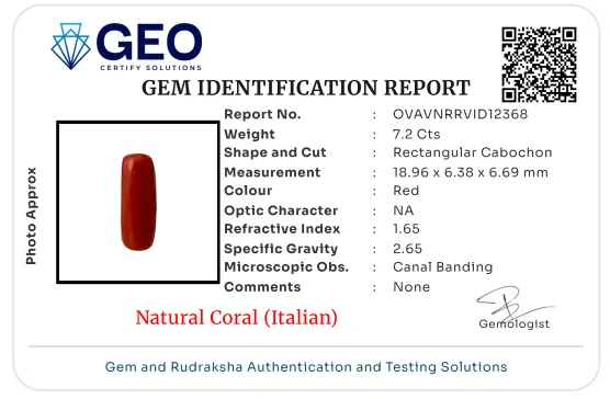 Natural Coral (Italian) - 7.2 Carat