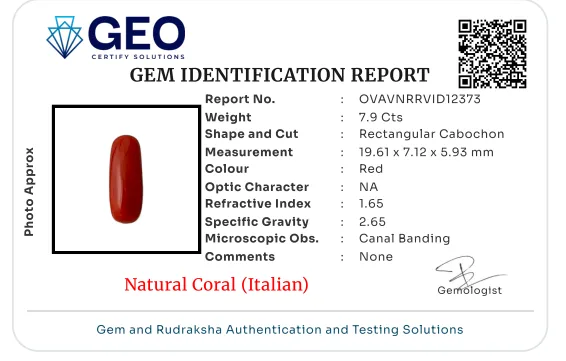 Natural Coral (Italian) - 7.9 Carat