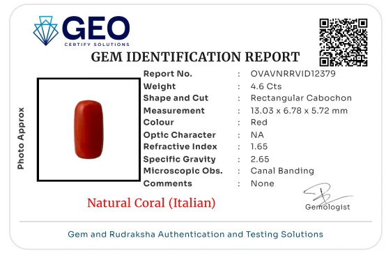 Natural Coral (Italian) - 4.6 Carat