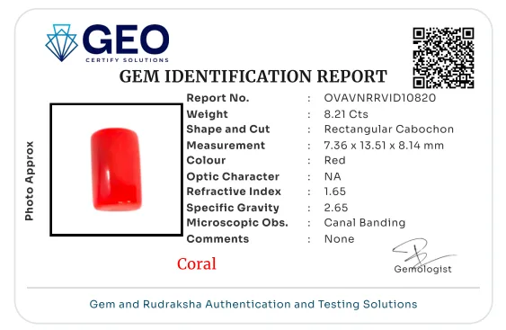 Red Coral (Italian) - 8.21 Carat