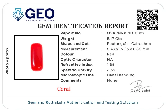 Red Coral (Italian) - 5.17 Carat