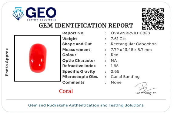 Red Coral (Italian) - 7.61 Carat