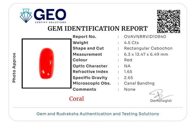 Red Coral (Italian) - 4.5 Carat