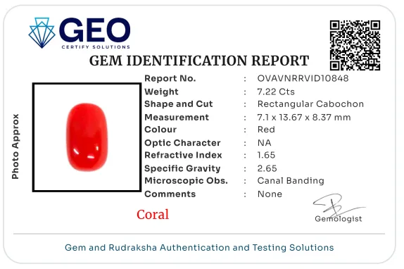 Red Coral (Italian) - 7.22 Carat