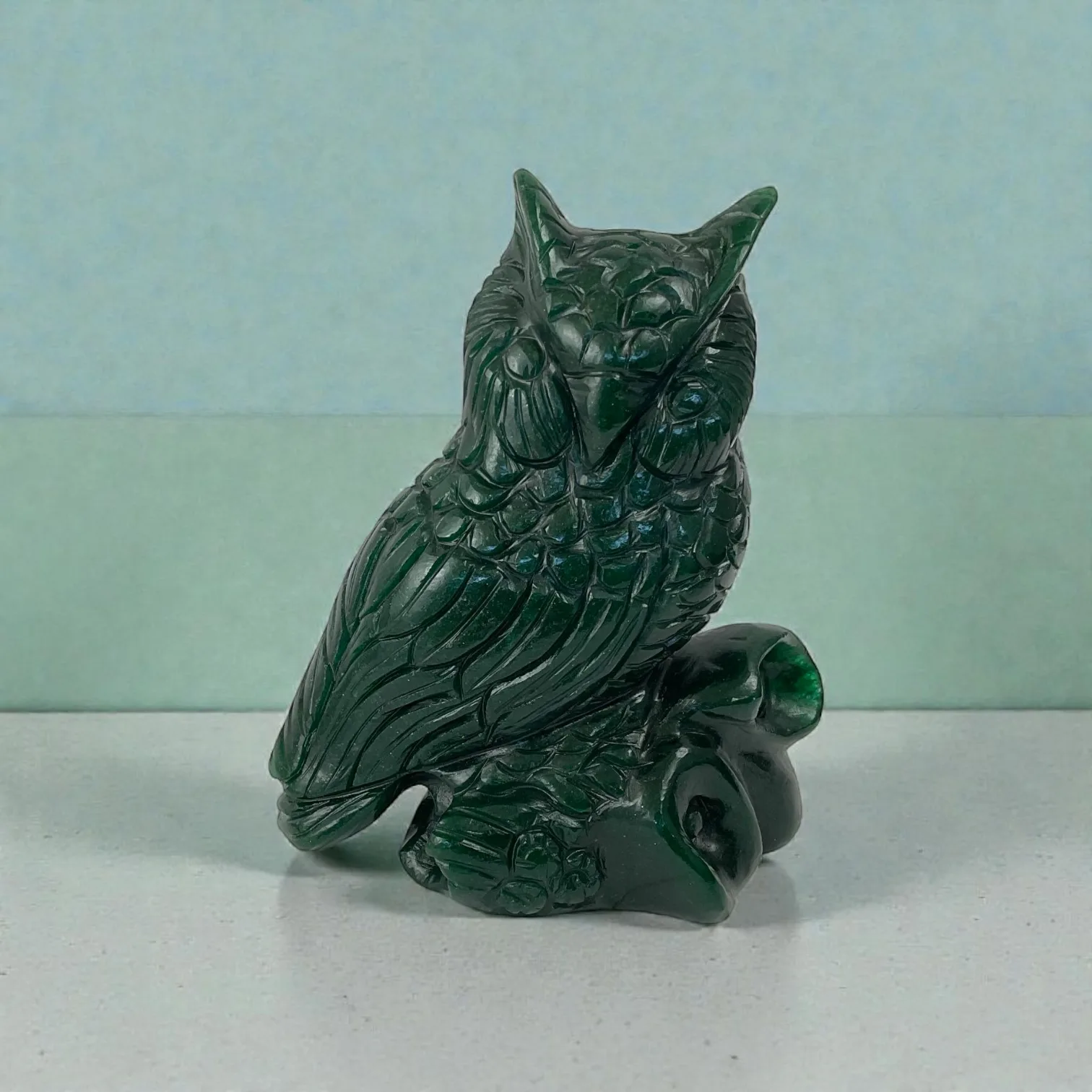 D. Green Aventurine Owl