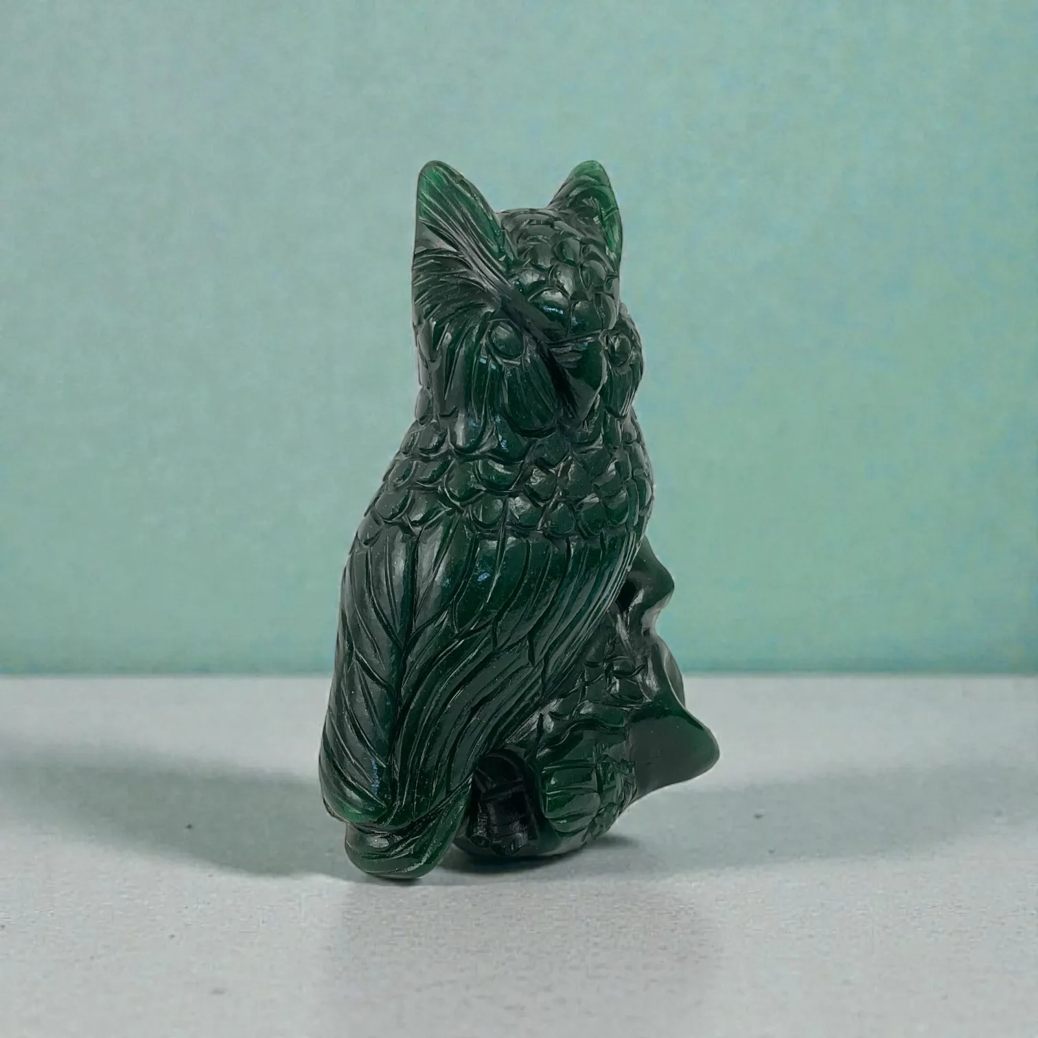 D. Green Aventurine Owl
