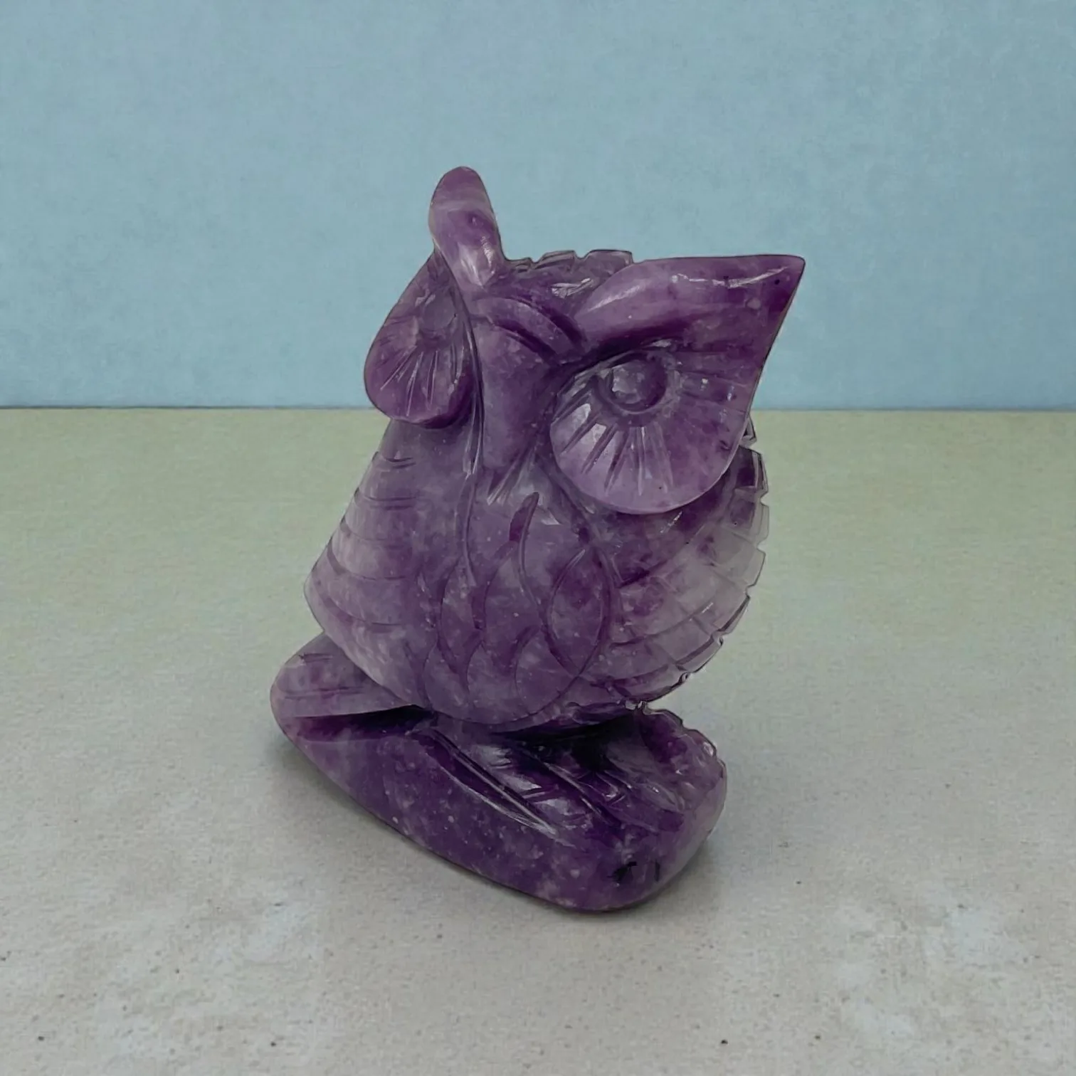 Lapidolite Owl
