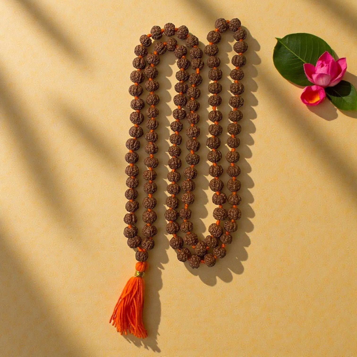 5 Mukhi Rudraksha Mala (108+1)