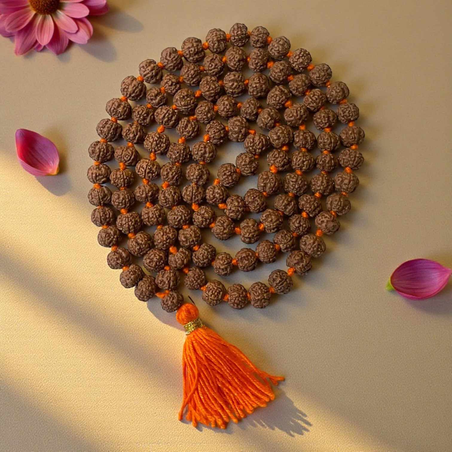 5 Mukhi Rudraksha Mala (108+1)