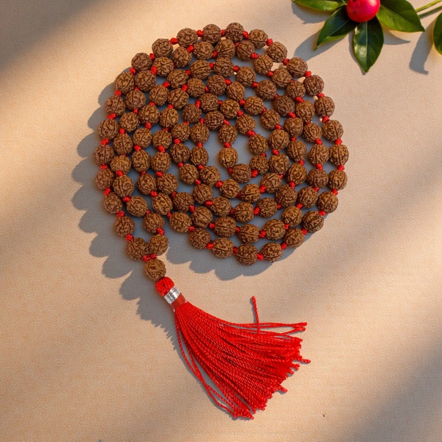 5 Mukhi Rudraksha Mala (108+1)