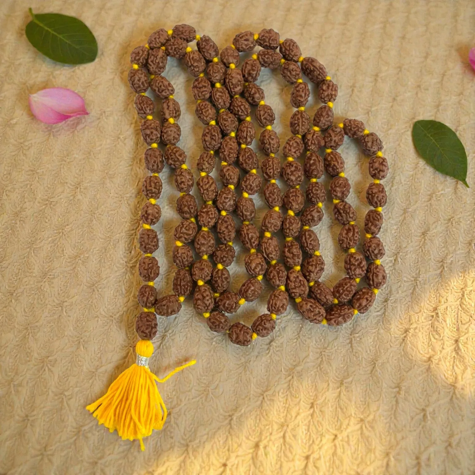 3 Mukhi Rudraksha Mala (108+1)