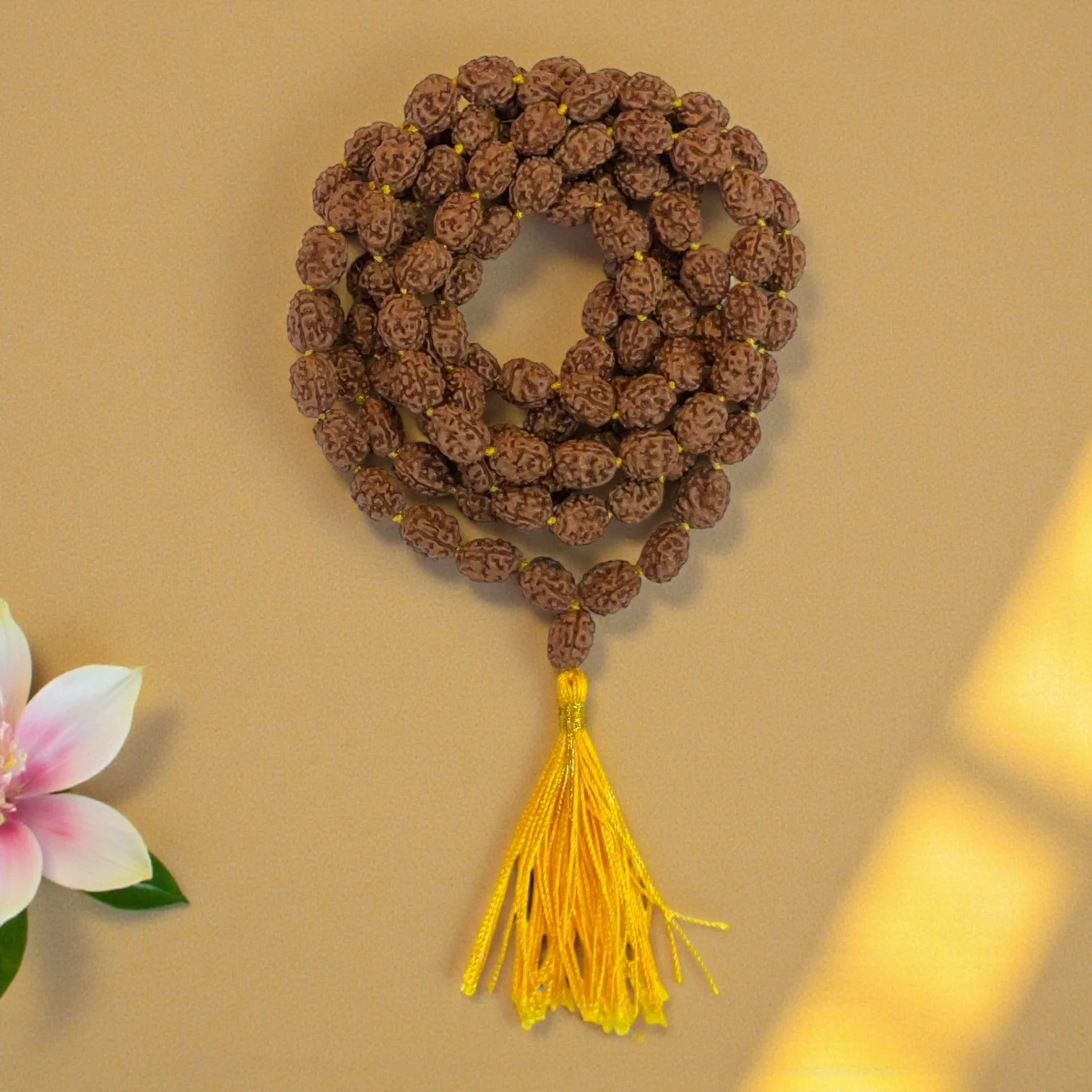 3 Mukhi Rudraksha Mala (108+1)