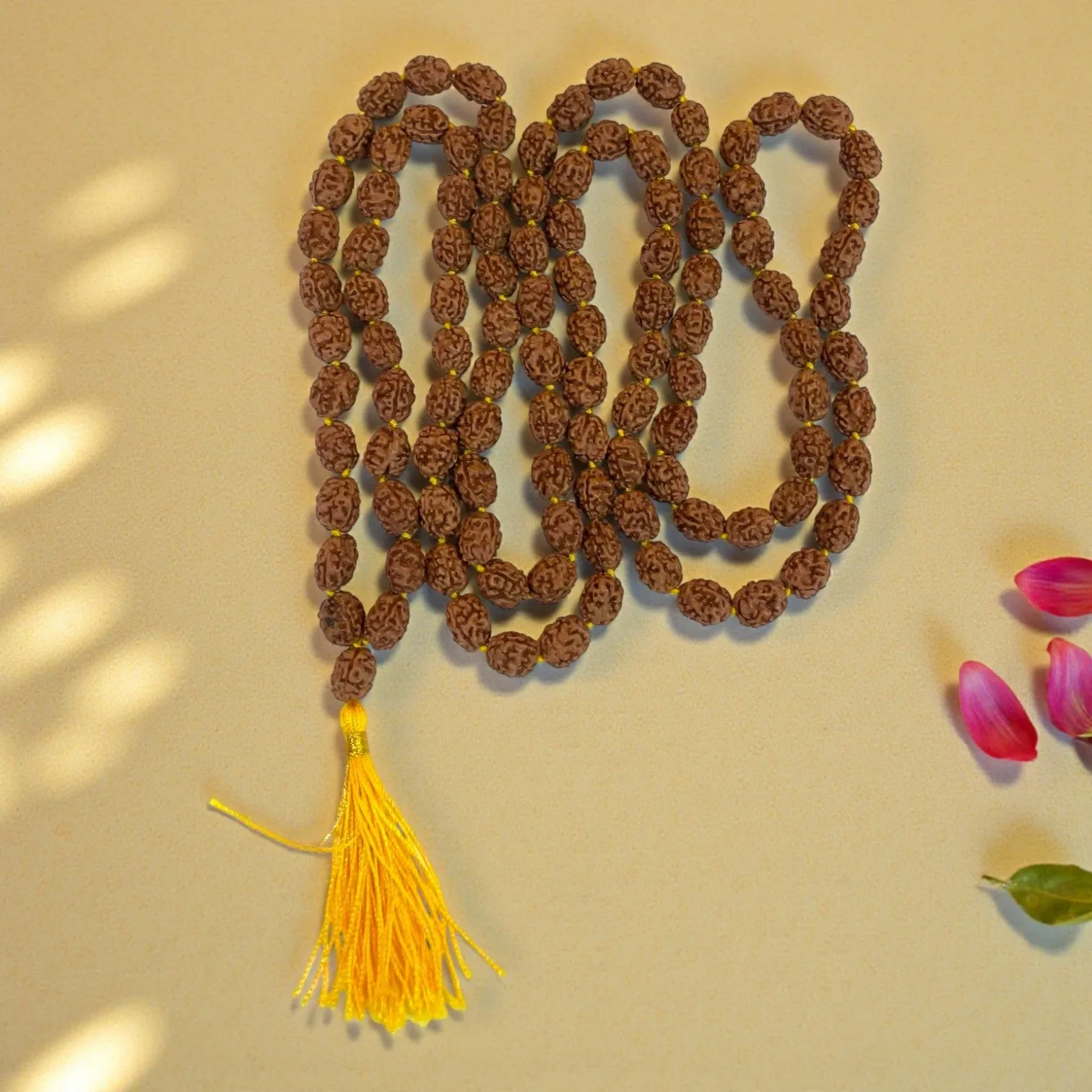 3 Mukhi Rudraksha Mala (108+1)