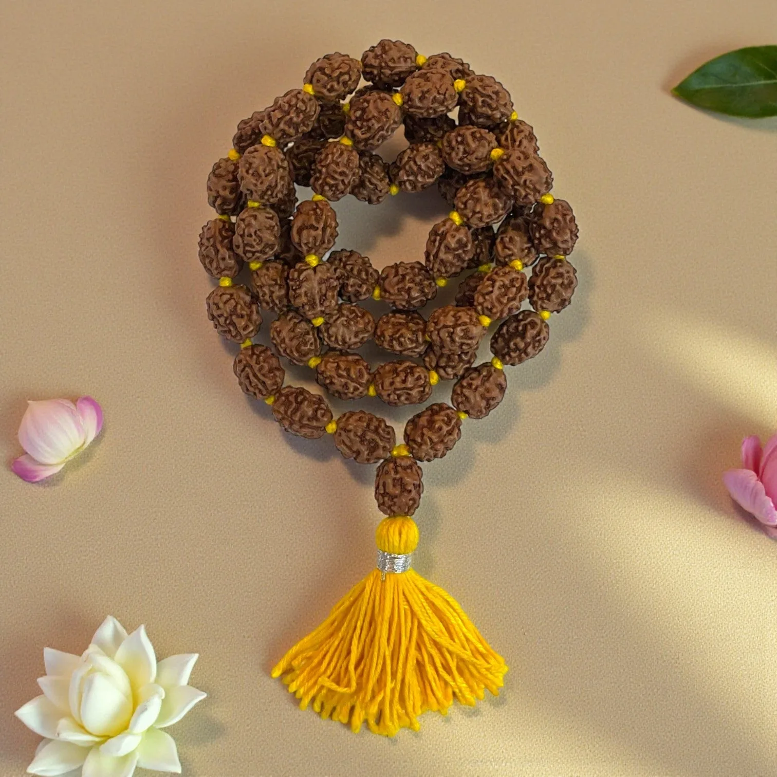 3 Mukhi Rudraksha Mala (54+1)