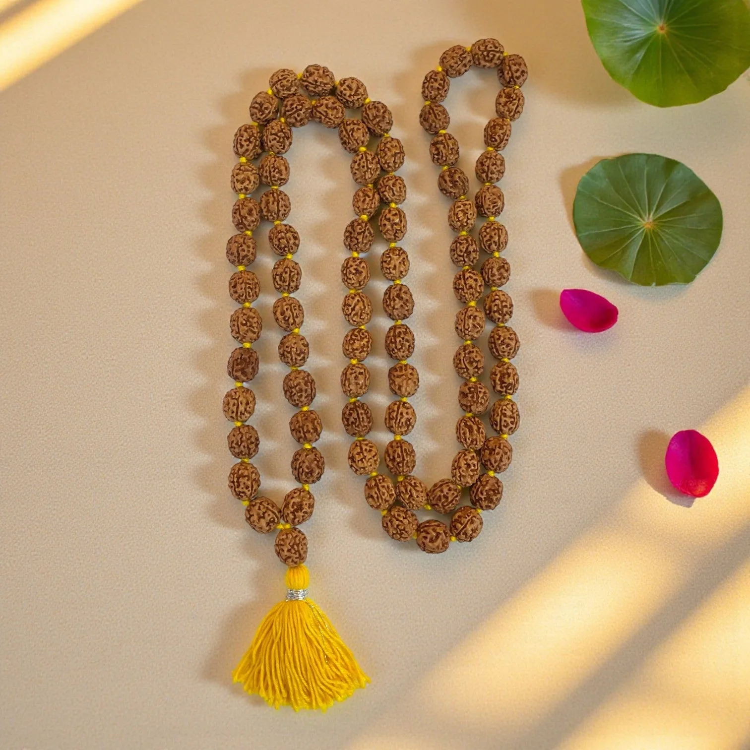 4 Mukhi Rudraksha Mala (81+1)