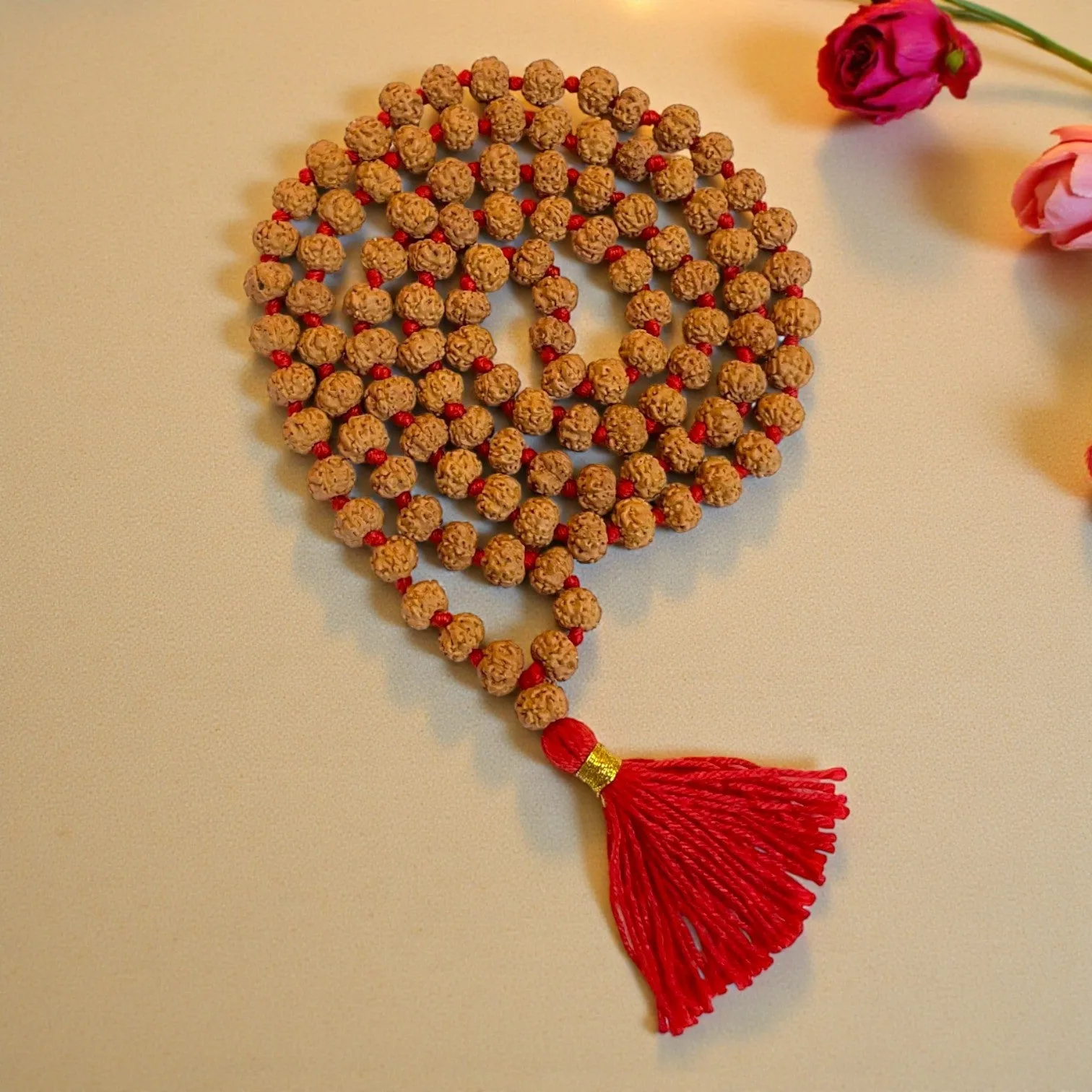 5 Mukhi Rudraksha Mala (108+1)