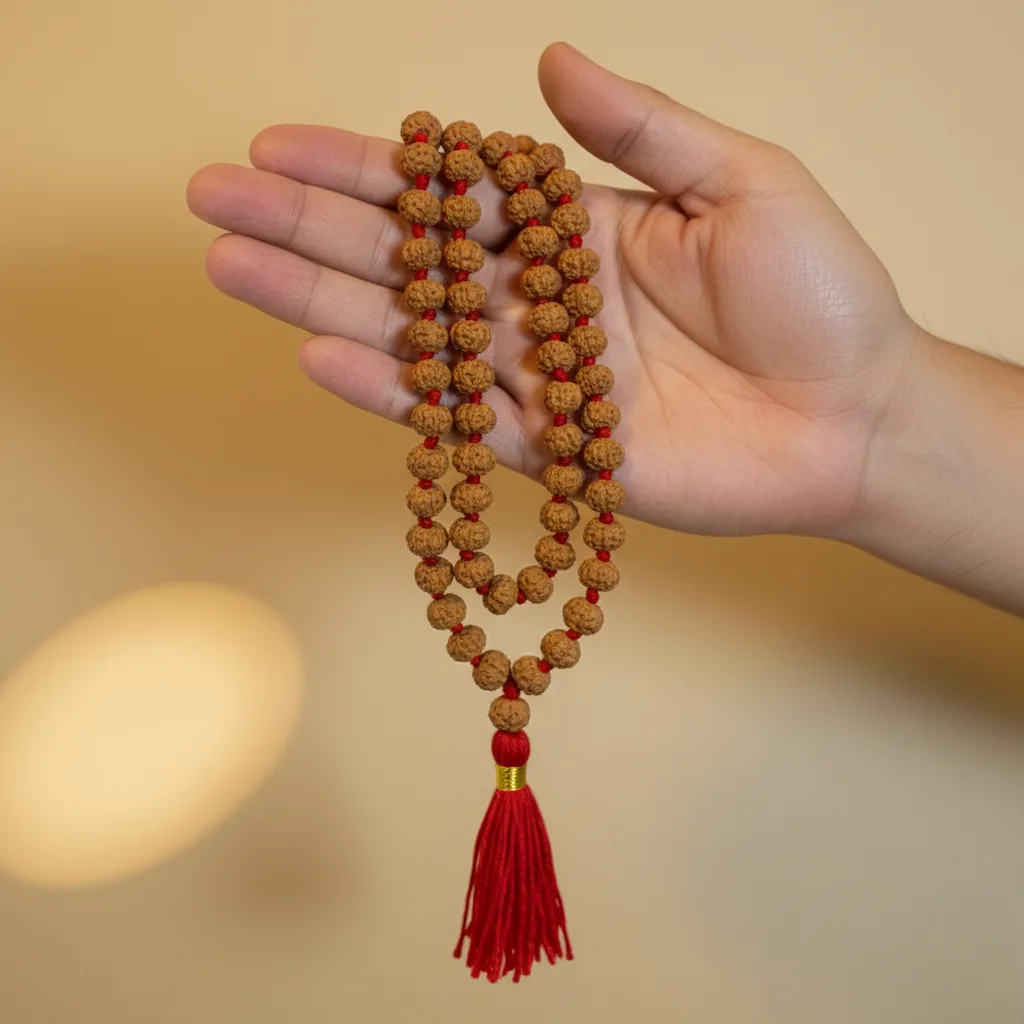 5 Mukhi Rudraksha Mala (108+1)