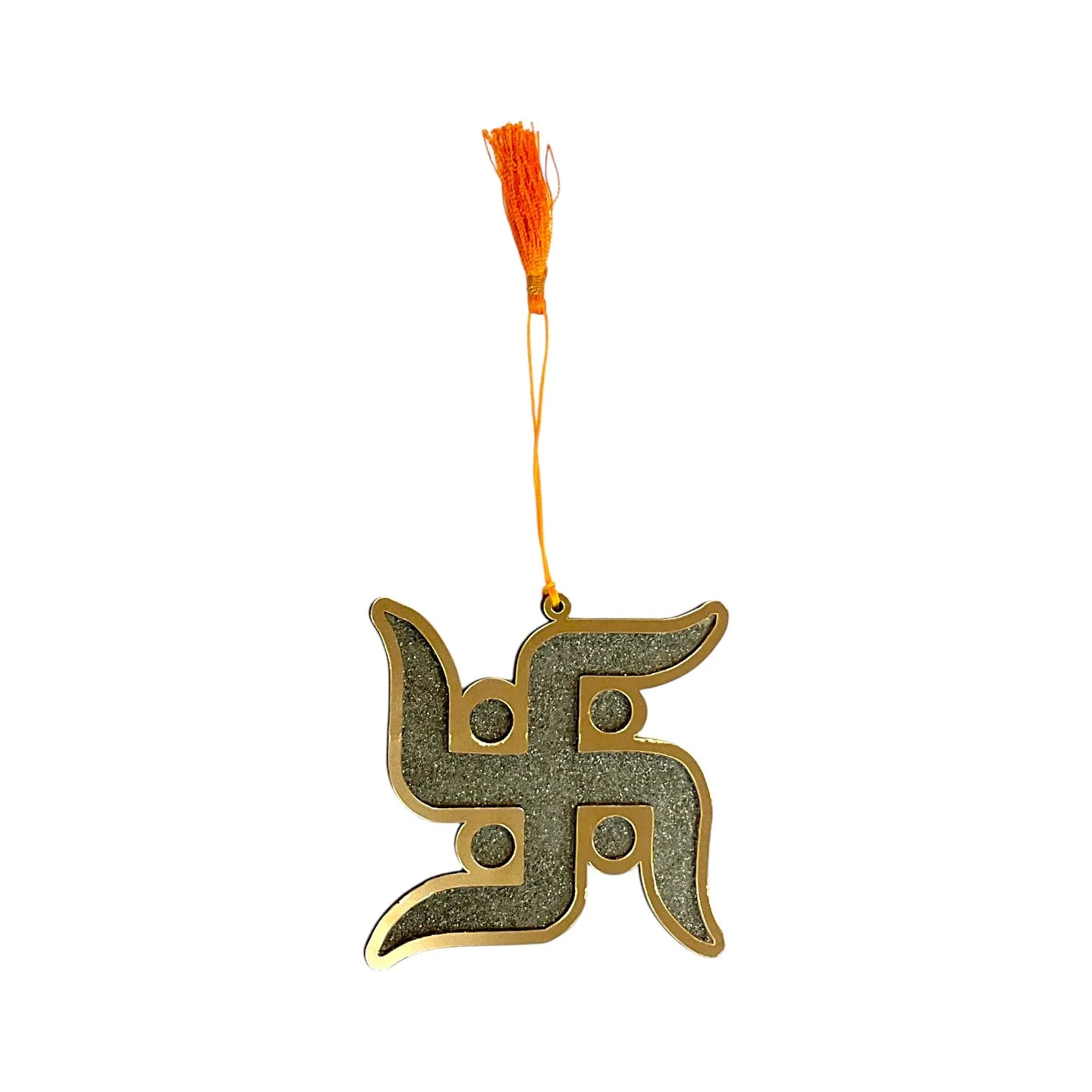 Pyrite Swastik Hanging