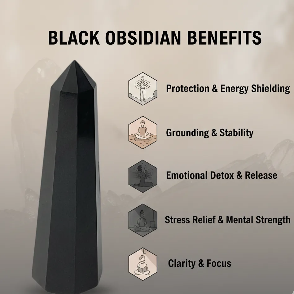 Black Obsidian Pencil