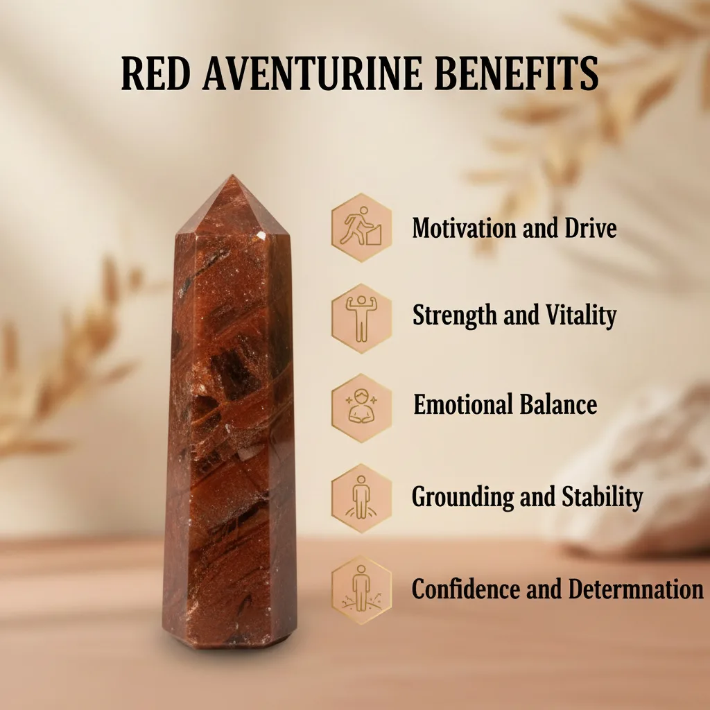Red Aventurine pencil