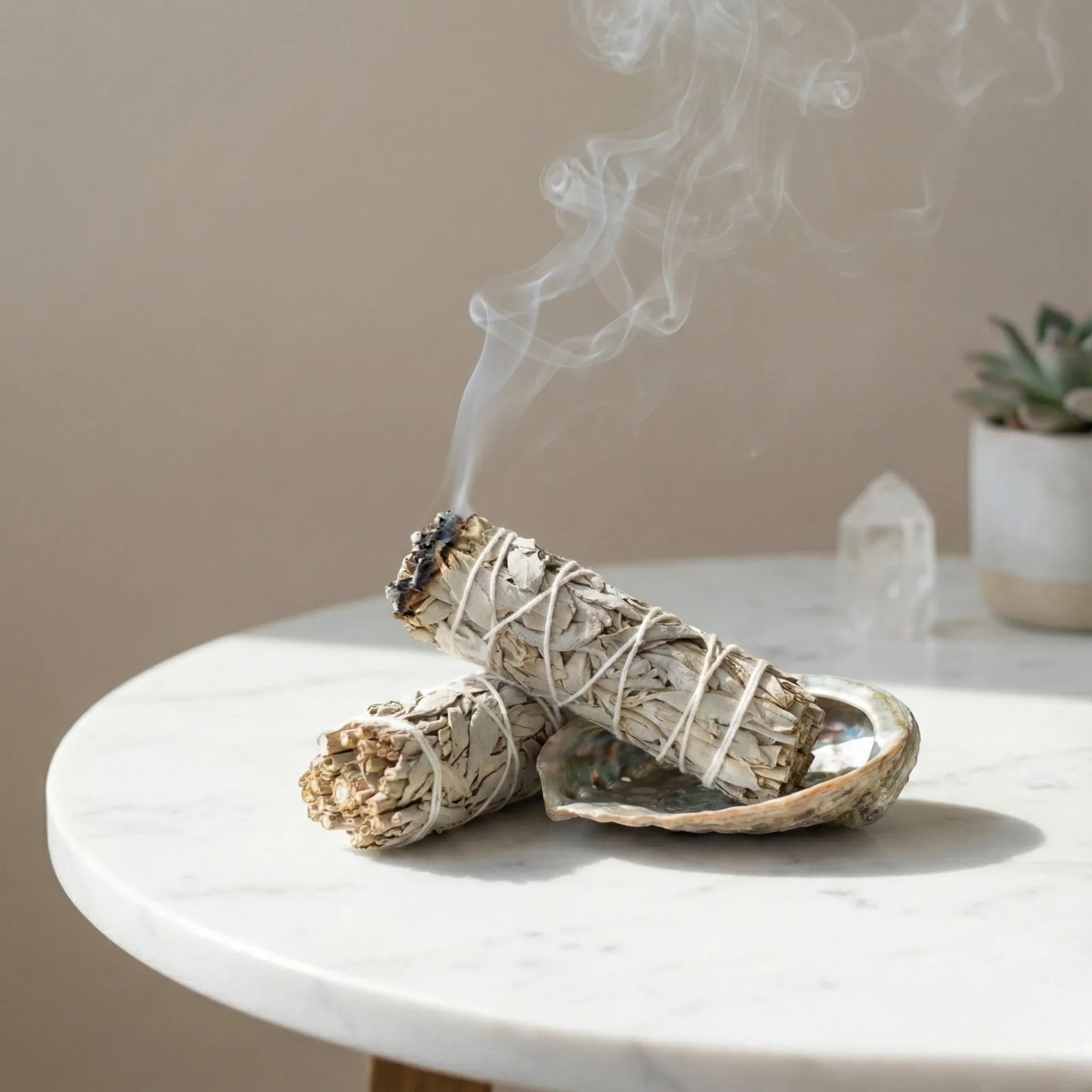 California White Sage Smudge Stick - 10.17 cm