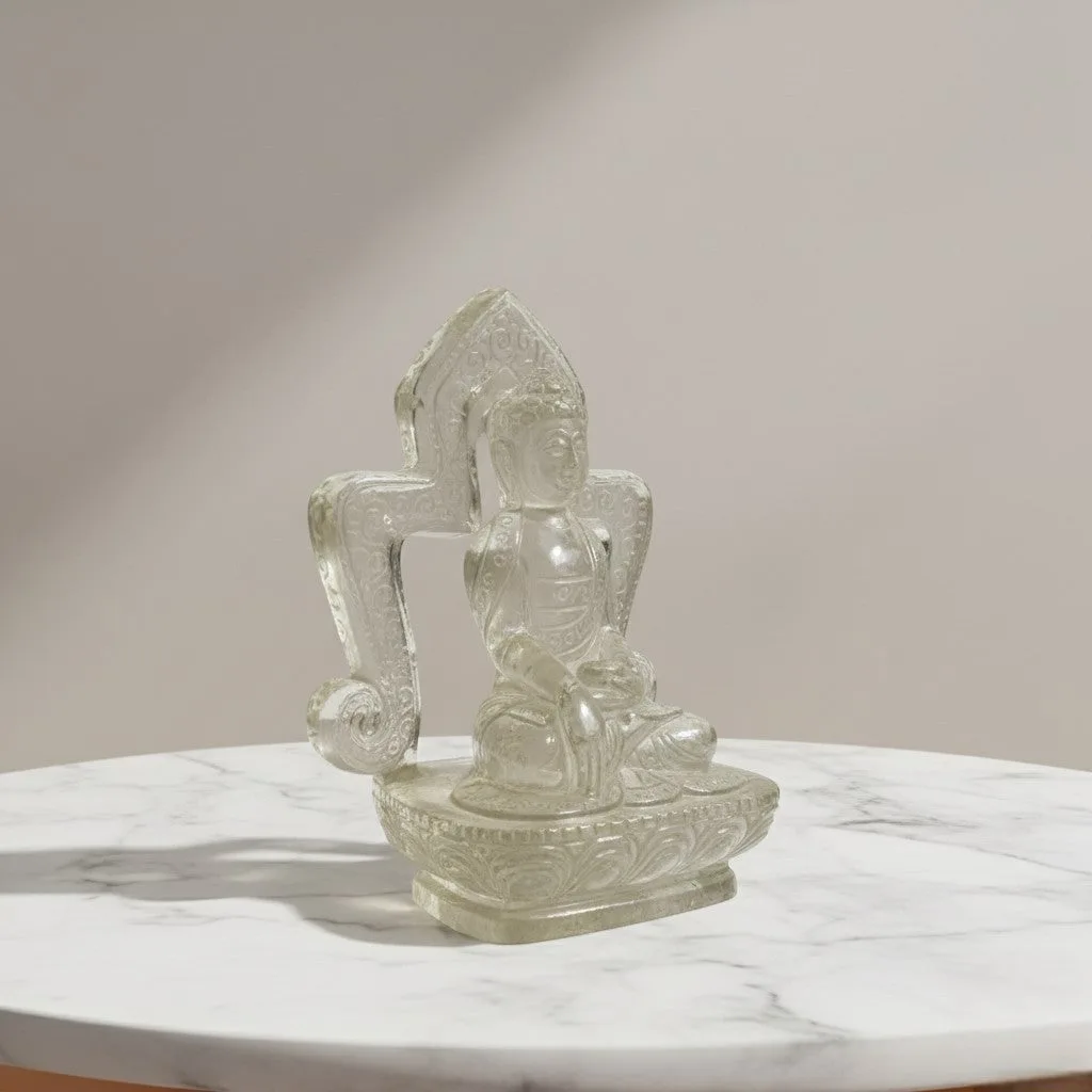 Clear Quatz Buddha