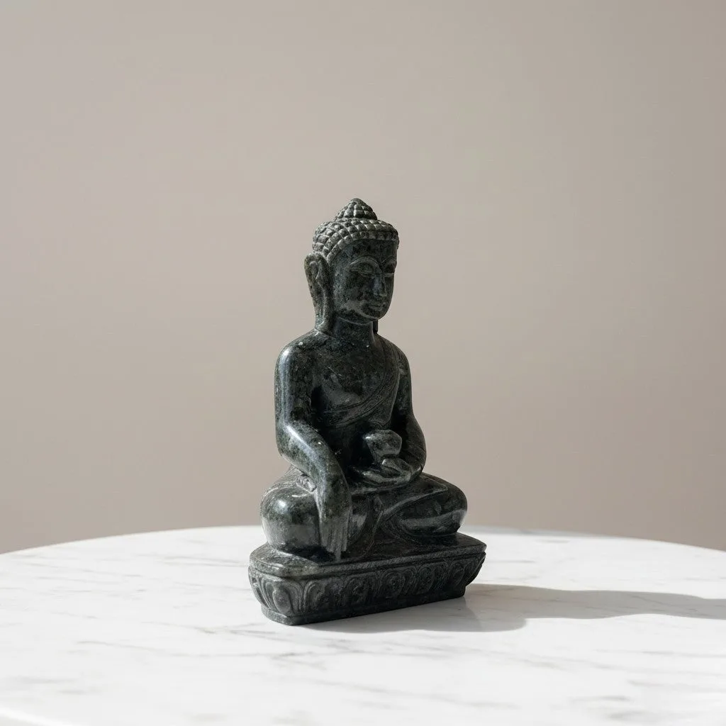 Larvikite Buddha