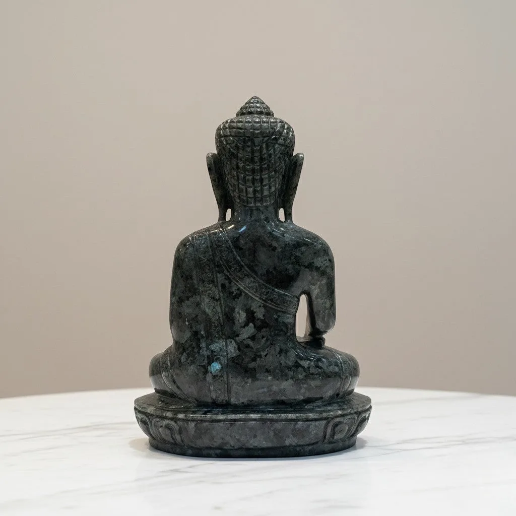 Larvikite Buddha