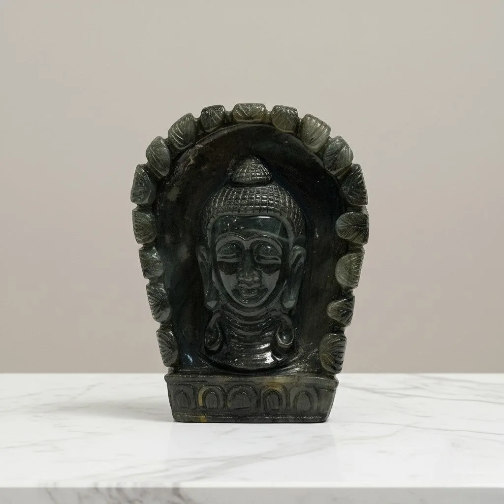 Labrodorite Buddha