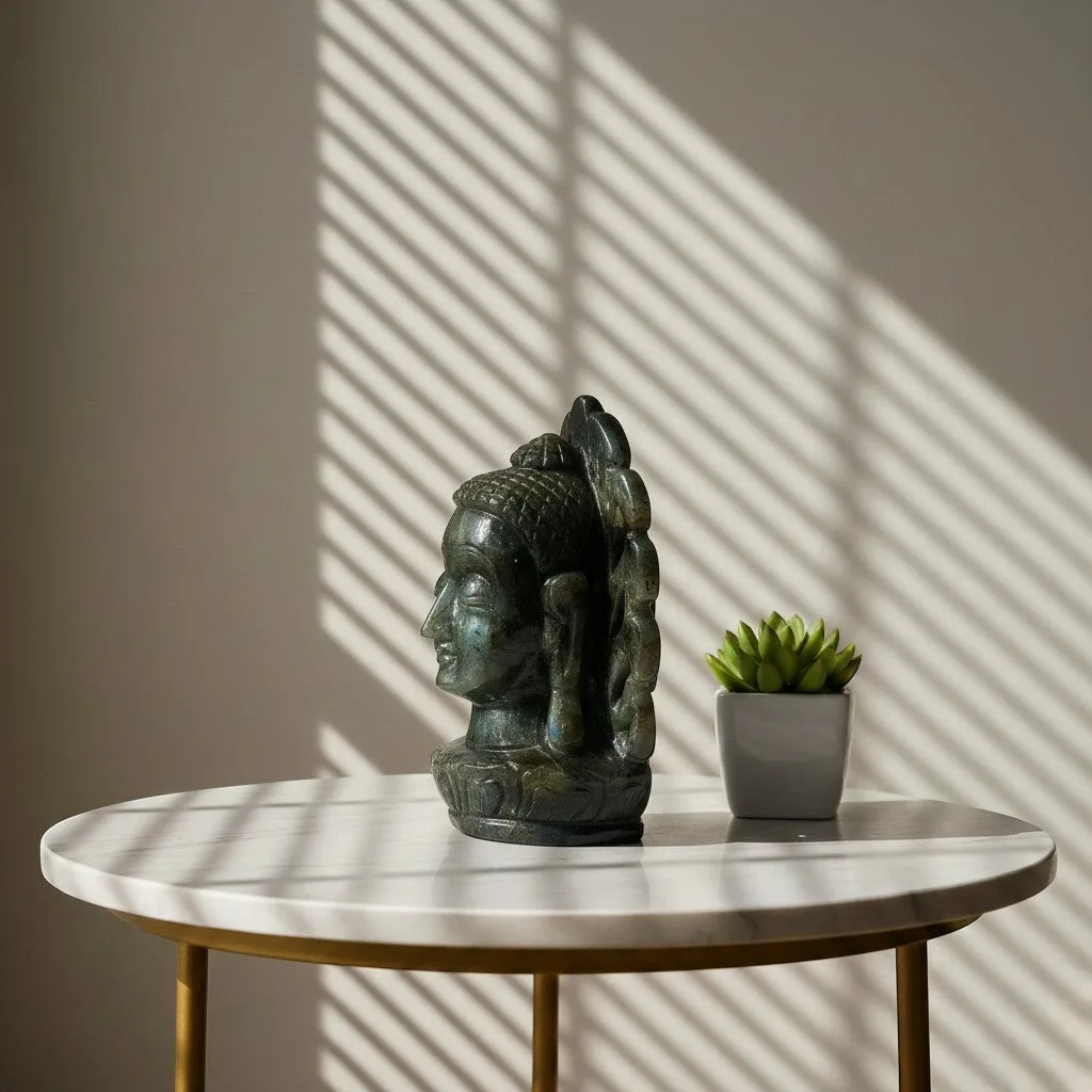 Labrodorite Buddha
