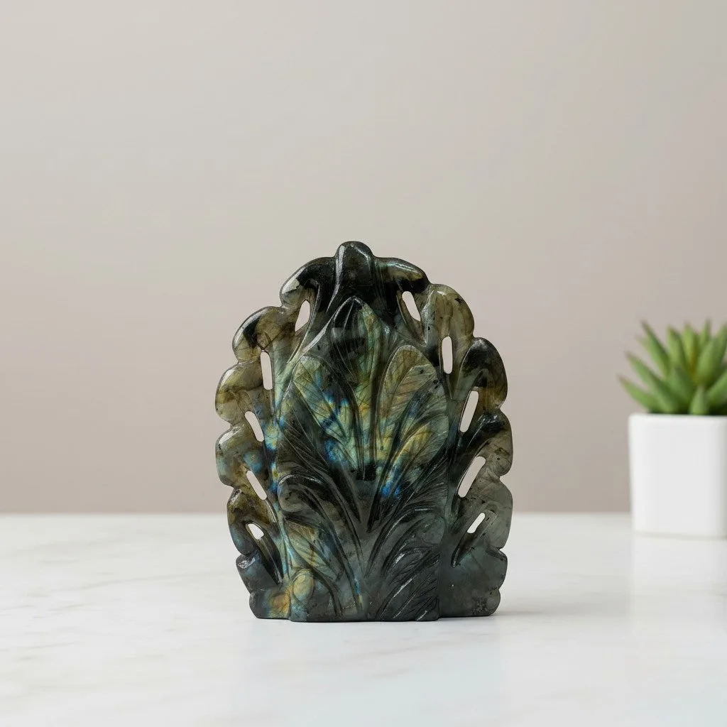 Labrodorite Buddha