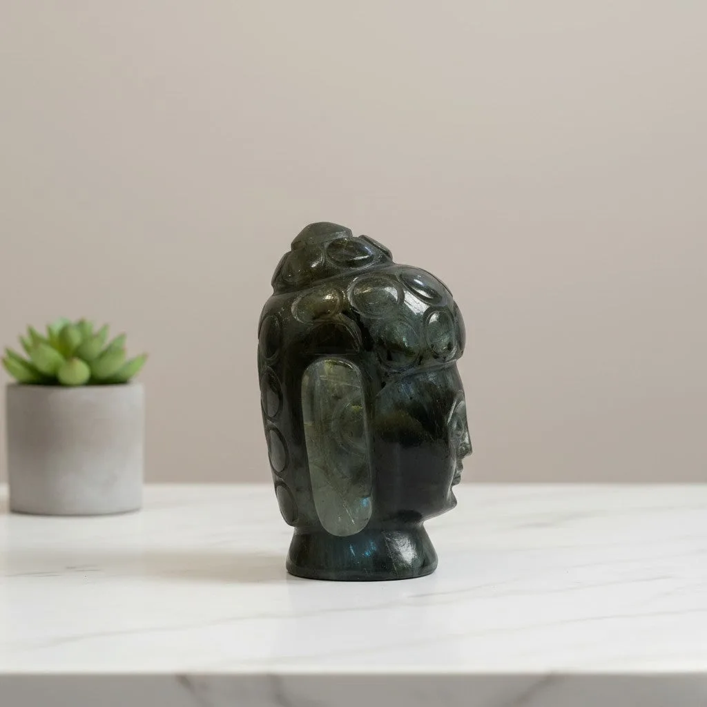 Labrodorite Buddha