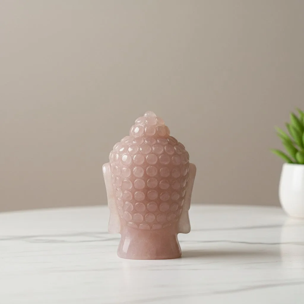 Rose Quartz Buddha
