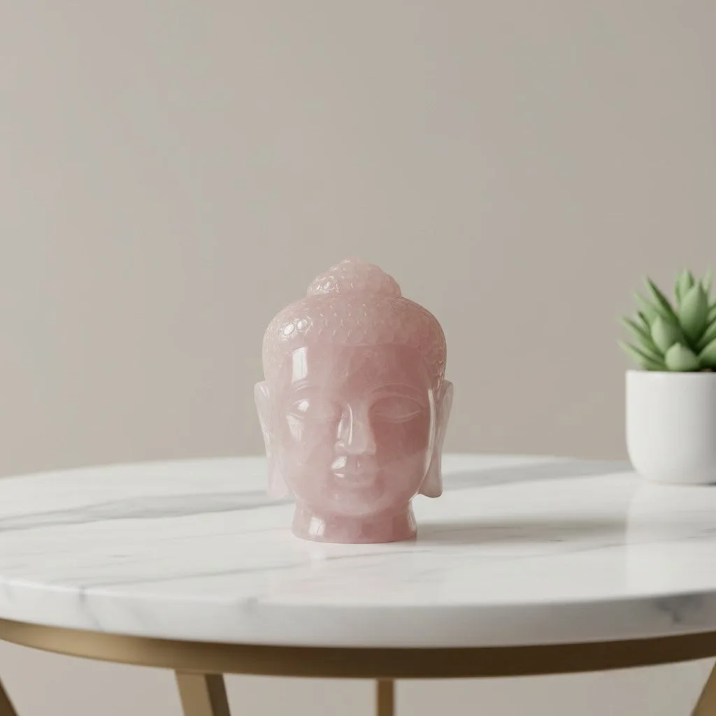 Rose Quartz Buddha