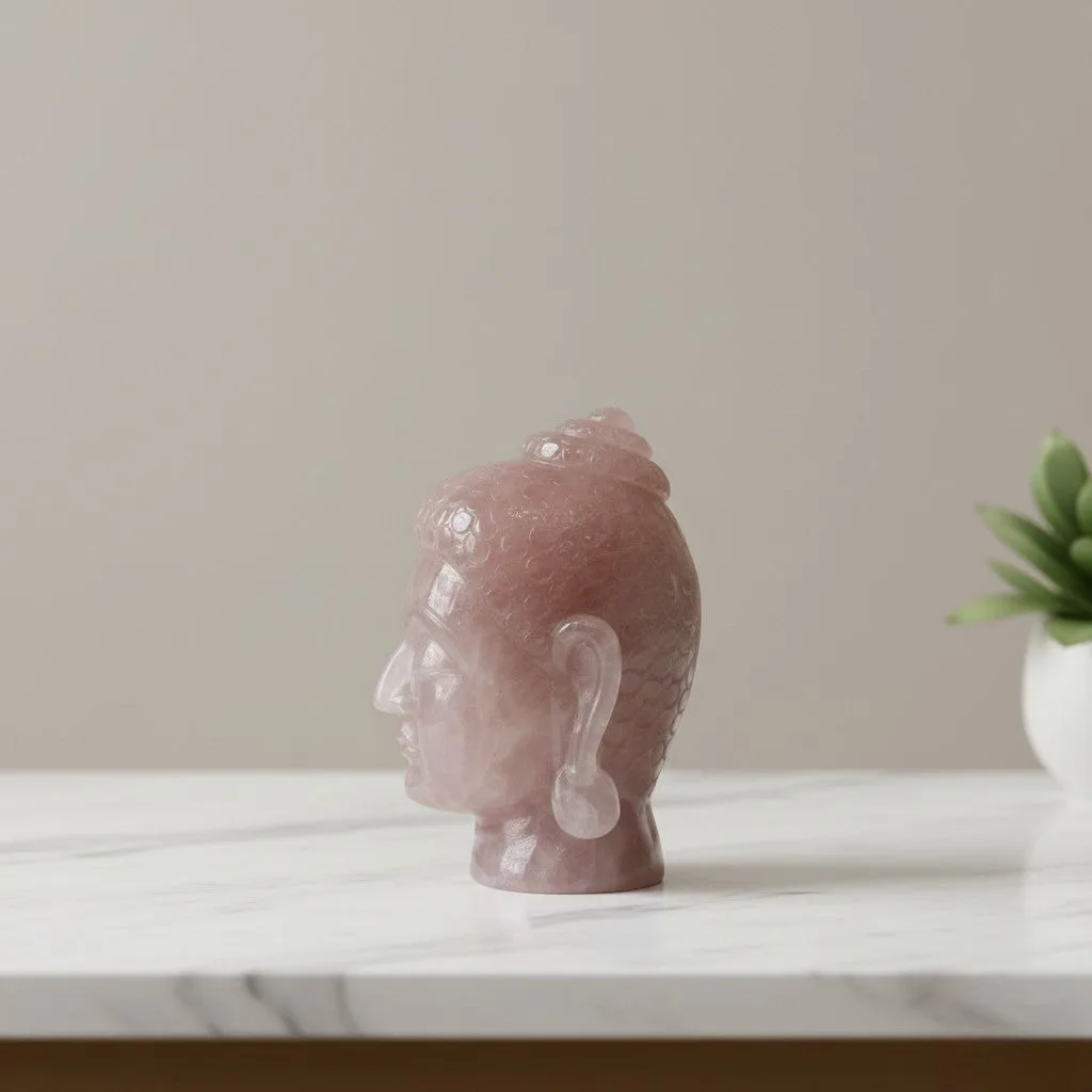 Rose Quartz Buddha