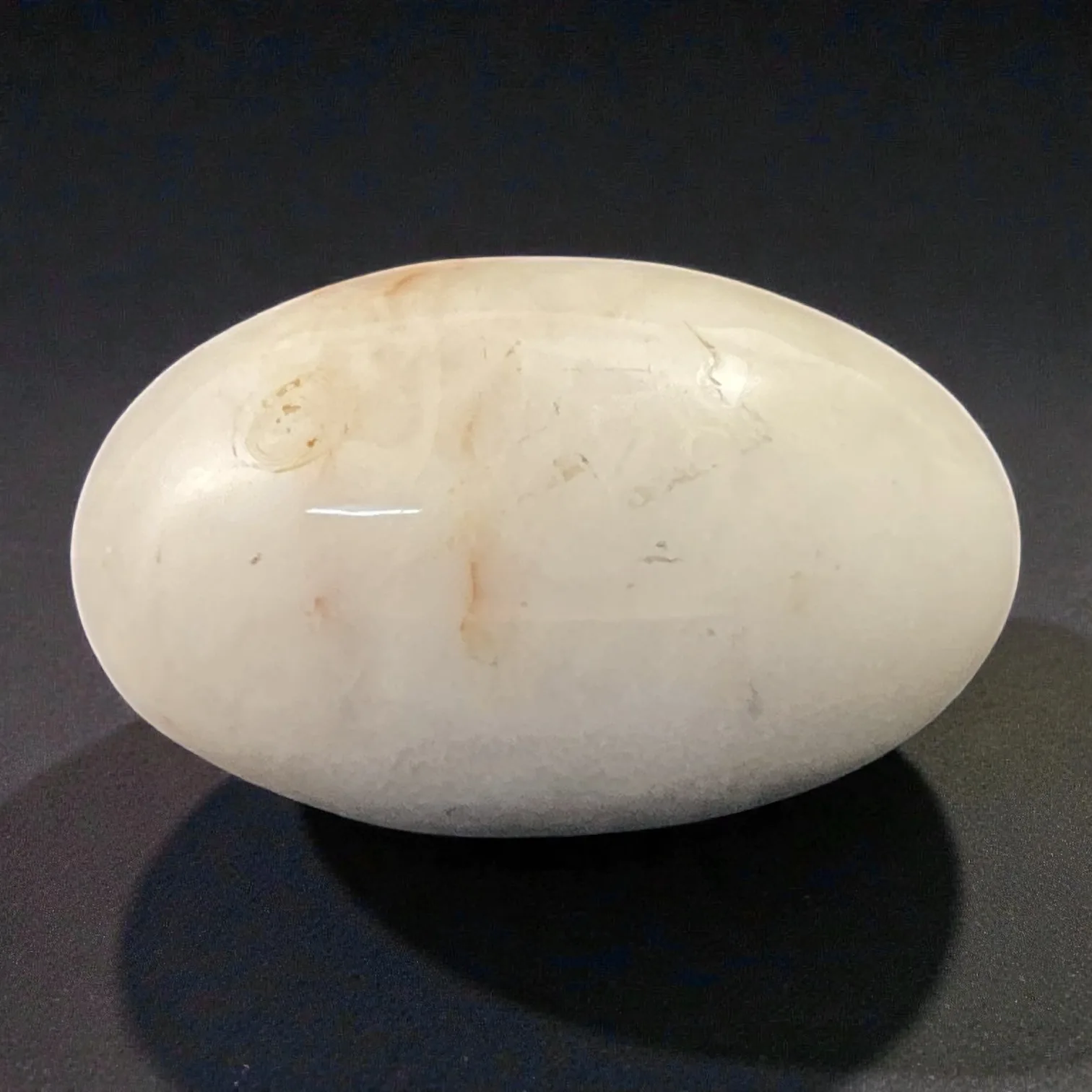White Agate Lingam