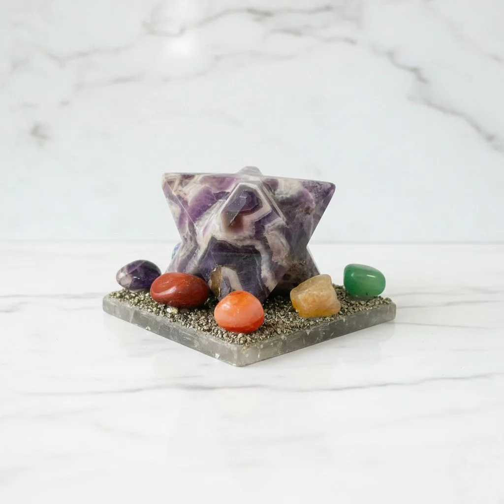 Amethyst Merkaba Yantra