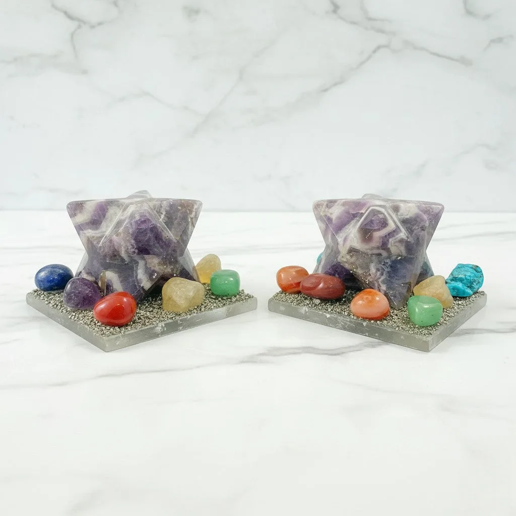 Amethyst Merkaba Yantra