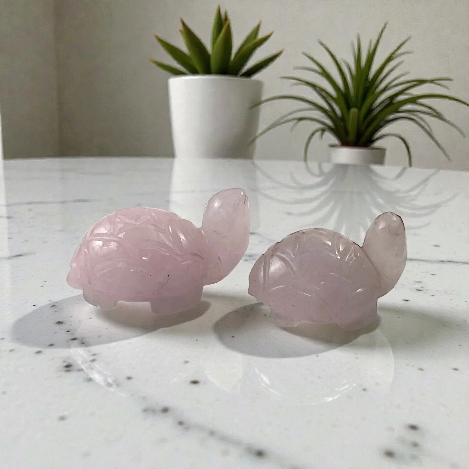 Rose Quartz Turtle