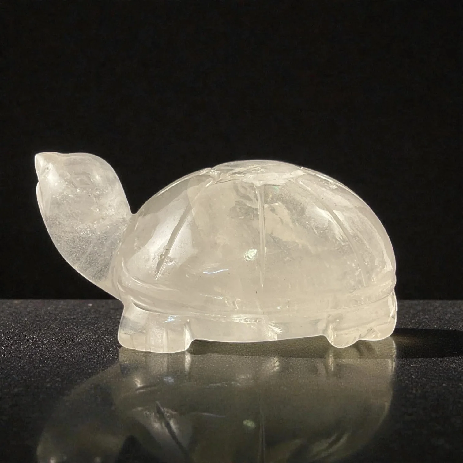 Clear Quartz Turtle