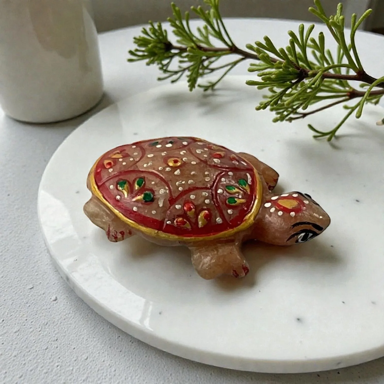 Yellow Aventurine Turtle