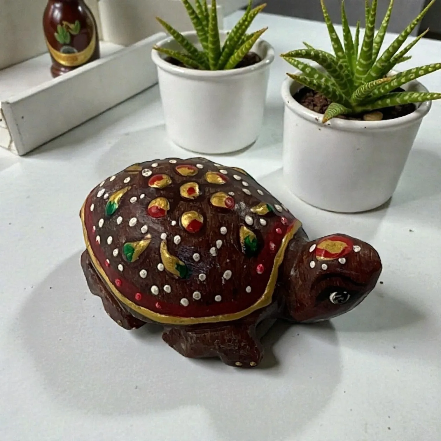 Red Aventurine Turtle