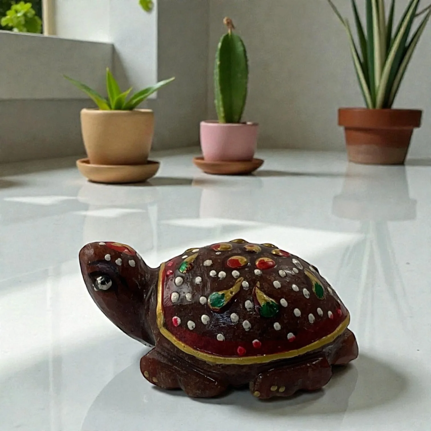 Red Aventurine Turtle